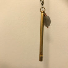 Brass Pipe Whistle Necklace