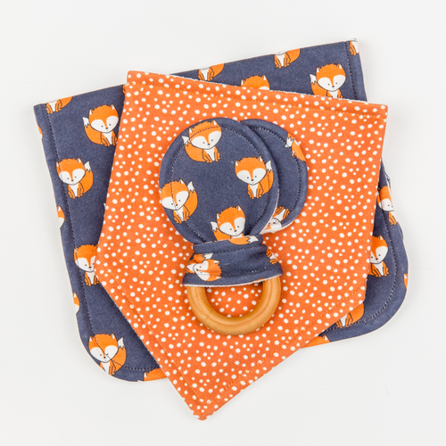 Orange Bandana Bib