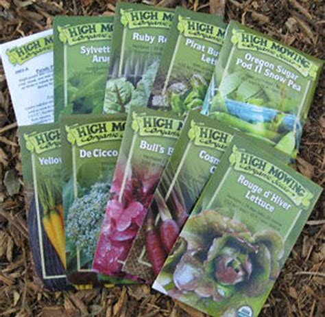 Organic Seed Packets
