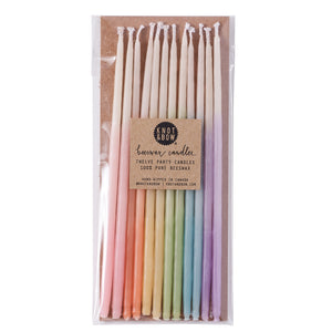 Ombre Beeswax Candles