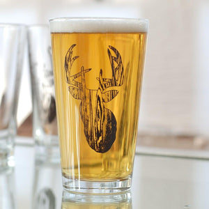 Stag Pint Glasses