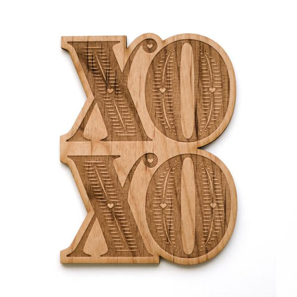 XO Wood Card